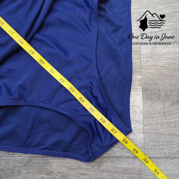 You Di An V Neck Tummy Control One Piece Swimsuit Size L - Picture 4 of 5